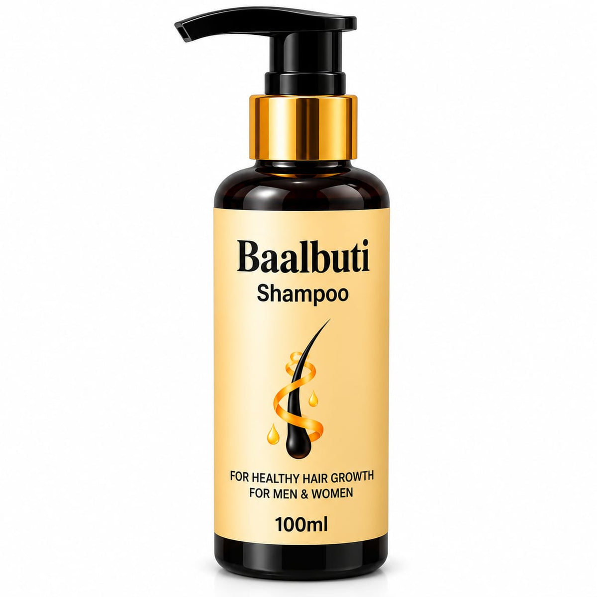 Baalbuti Ayurvedic Hair Growth Shampoo | Sulphate-Free Natural Cleanser (100ml)