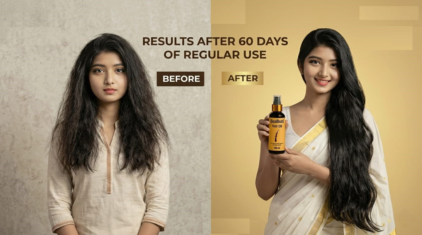 Baalbuti Superfast Hair Growth Oil | For Long, Thick & Strong Hair (100% Ayurvedic)
