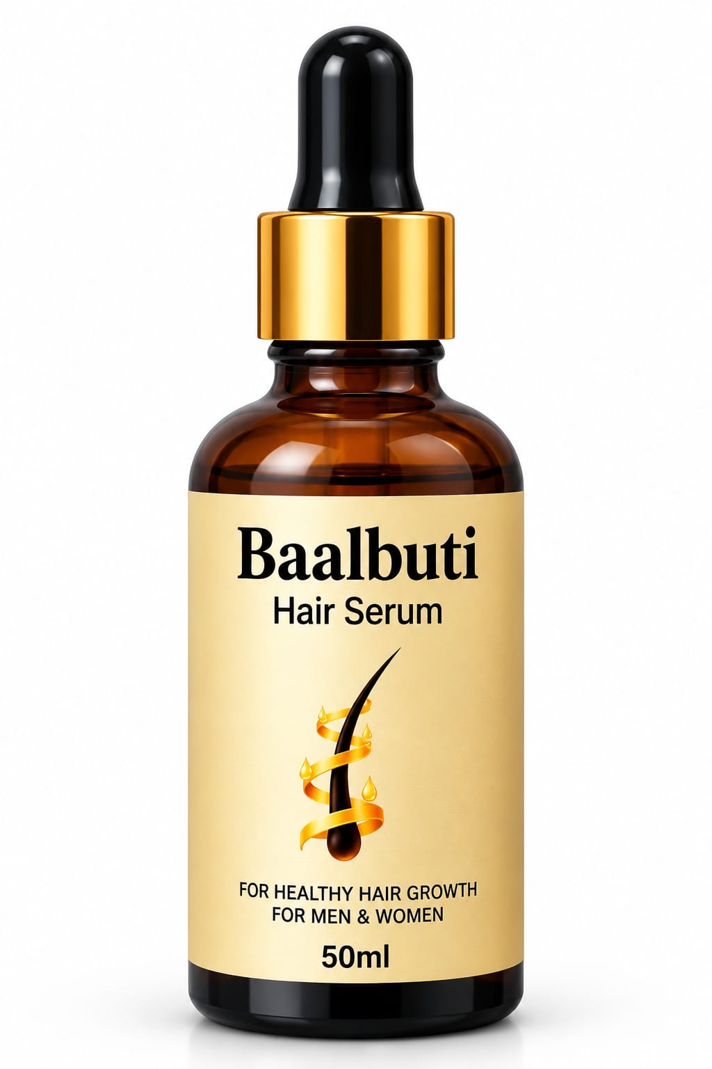 Baalbuti Advanced Hair Growth Serum | 100% Steam Distilled Rosemary & Caffeine Ark (50ml)