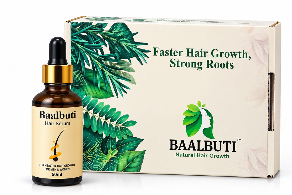 Baalbuti Advanced Hair Growth Serum | 100% Steam Distilled Rosemary & Caffeine Ark (50ml)