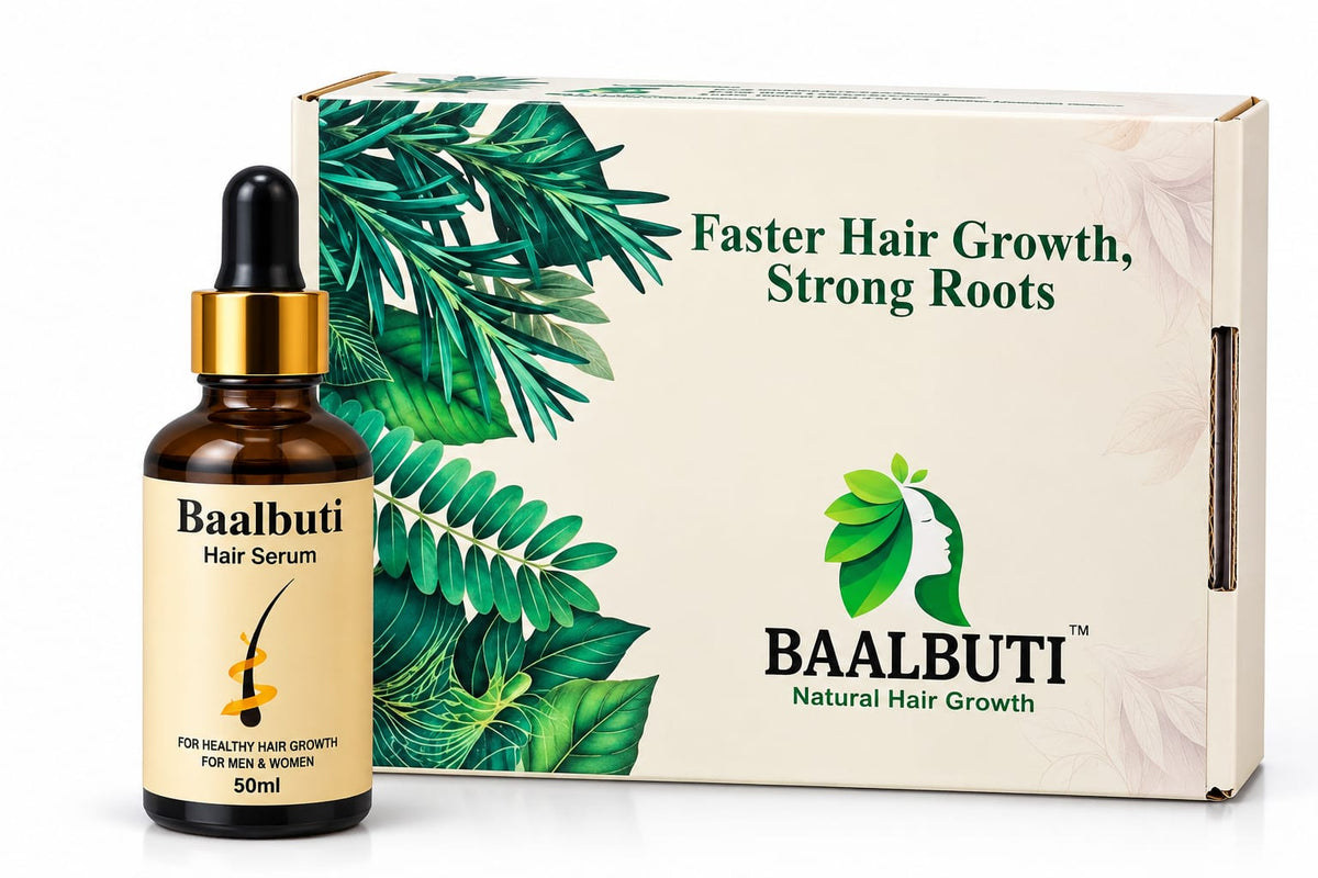 Baalbuti Advanced Hair Growth Serum | 100% Steam Distilled Rosemary & Caffeine Ark (50ml)